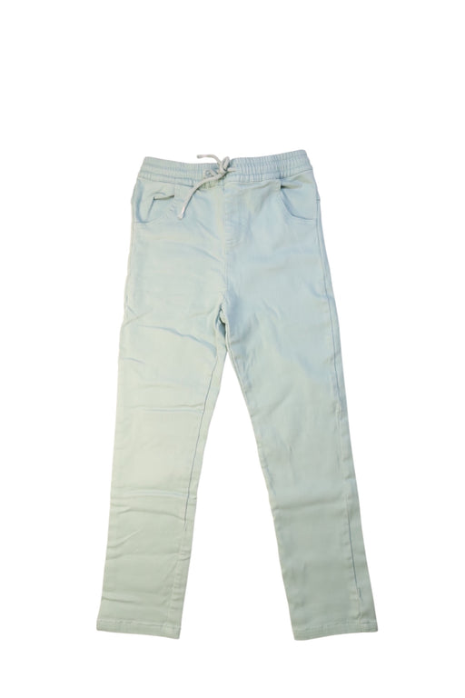 A Blue Casual Pants from Seed in size 8Y for girl. (Front View)