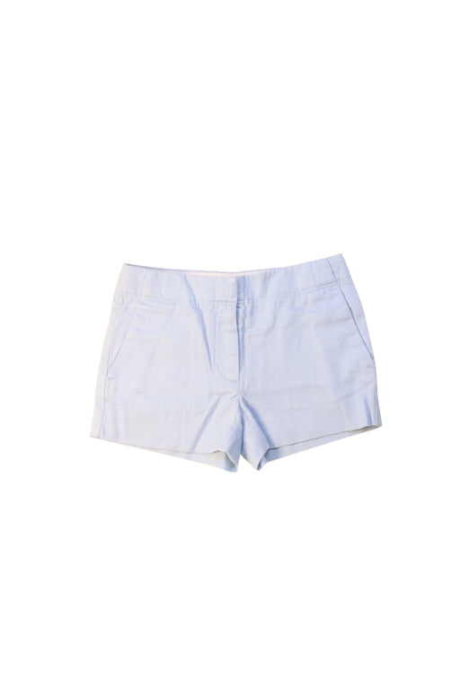 A White Shorts from Crewcuts in size 4T for girl. (Front View)