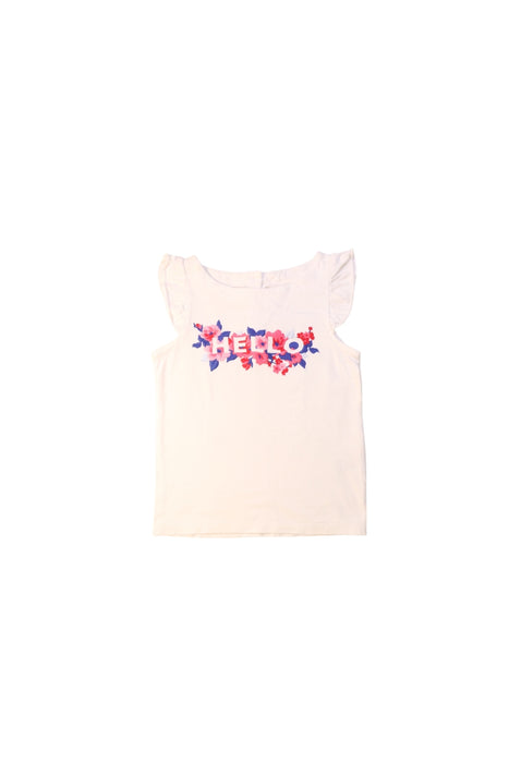 A Multicolour Sleeveless Tops from Janie & Jack in size 5T for girl. (Front View)
