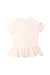 A White Short Sleeve Polos from Moody Tiger in size 4T for girl. (Back View)