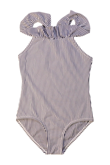 A Navy Swimsuits from Moody Tiger in size 4T for girl. (Back View)