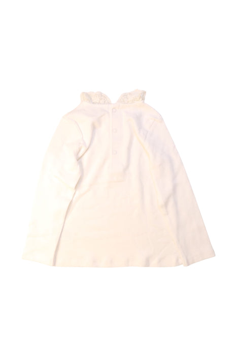 A White Long Sleeve Tops from Jojo Maman Bébé in size 3T for girl. (Back View)