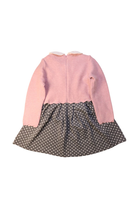 A Pink Dress Sets from Chickeeduck in size 4T for girl. (Back View)