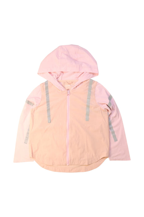 A Pink Lightweight Jackets from Moody Tiger in size 4T for girl. (Front View)