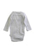 A White Long Sleeve Bodysuits from Petit Bateau in size 0-3M for neutral. (Back View)