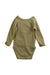 A Beige Long Sleeve Bodysuits from Petit Bateau in size 3-6M for neutral. (Back View)