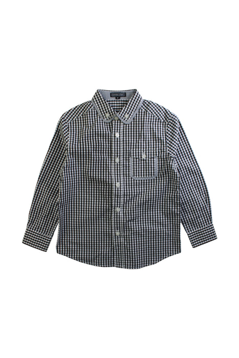A Black Long Sleeve Shirts from Nicholas & Bears in size 6T for boy. (Front View)