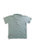 A Green Short Sleeve Polos from Steiff in size 6T for boy. (Back View)