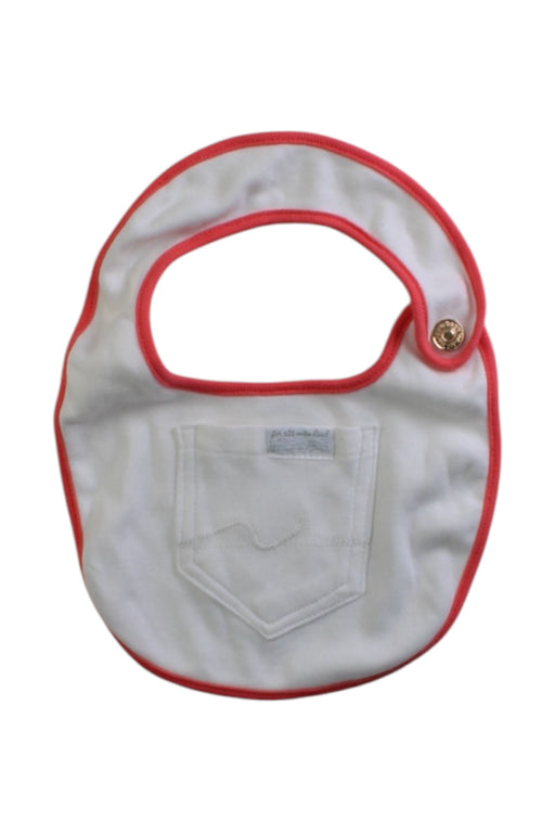 A White Bibs from 7 For All Mankind in size O/S for neutral. (Front View)