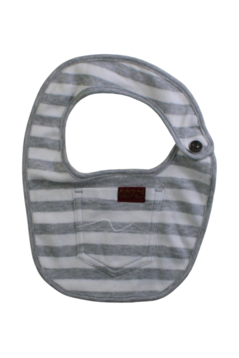 A Grey Bibs from 7 For All Mankind in size O/S for boy. (Front View)