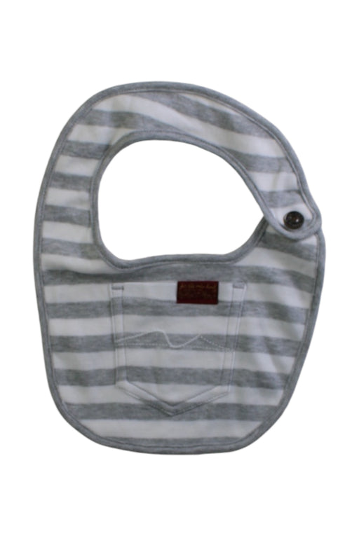 A Grey Bibs from 7 For All Mankind in size O/S for boy. (Front View)