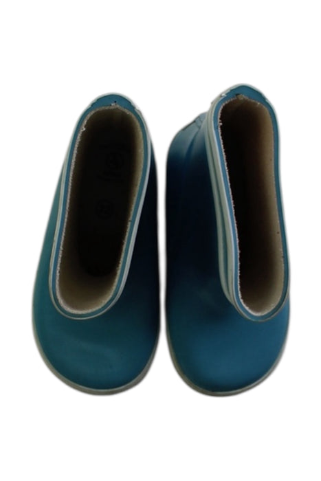 A Blue Rain Boots from Aigle in size 18-24M for boy. (Back View)