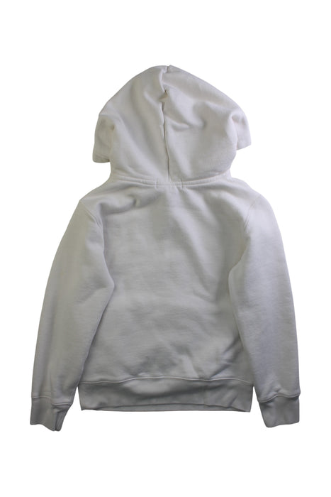 A White Hooded Sweatshirts from Polo Ralph Lauren in size 8Y for boy. (Back View)