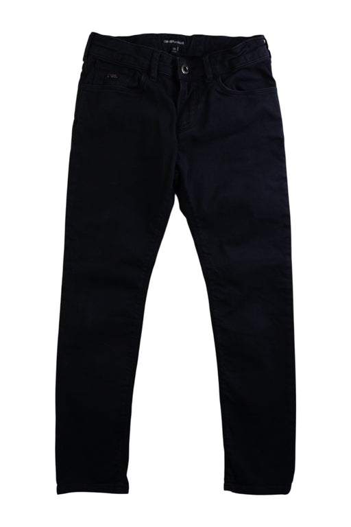 A Black Jeans from Emporio Armani in size 9Y for boy. (Front View)