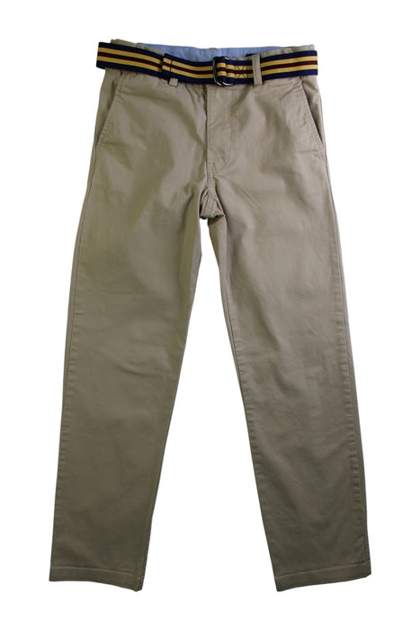 A Beige Casual Pants from Polo Ralph Lauren in size 8Y for boy. (Front View)