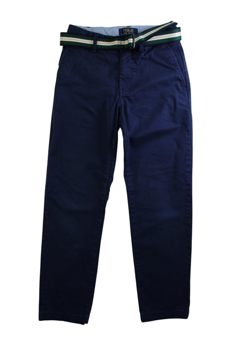 A Navy Casual Pants from Polo Ralph Lauren in size 8Y for boy. (Front View)