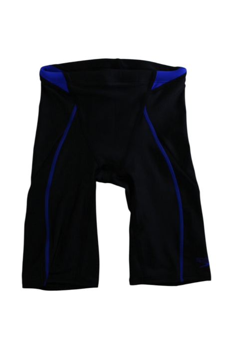 A Black Active Shorts from Speedo in size 10Y for boy. (Front View)