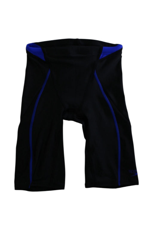 A Black Active Shorts from Speedo in size 10Y for boy. (Front View)