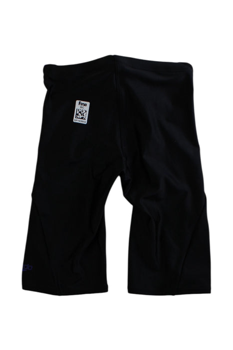 A Black Active Shorts from Speedo in size 10Y for boy. (Back View)