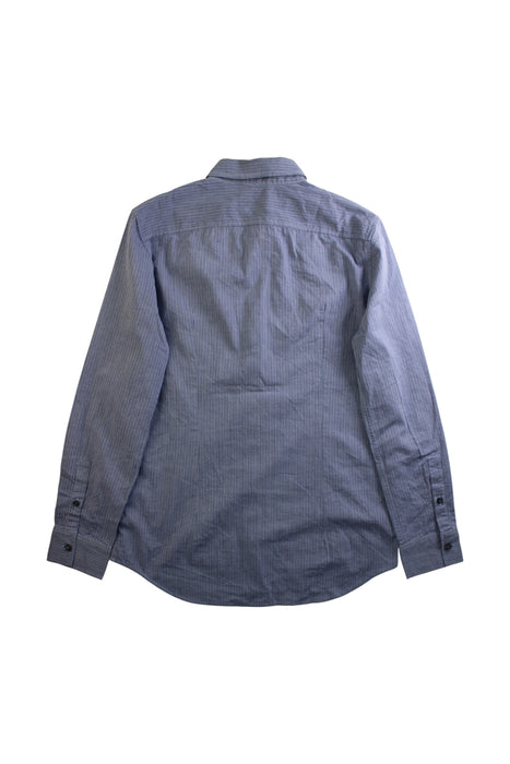 A Blue Long Sleeve Shirts from Trussardi in size 12Y for boy. (Back View)