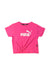 A Pink Short Sleeve T Shirts from Puma in size 4T for girl. (Front View)