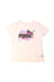 A White Short Sleeve T Shirts from Puma in size 4T for girl. (Front View)