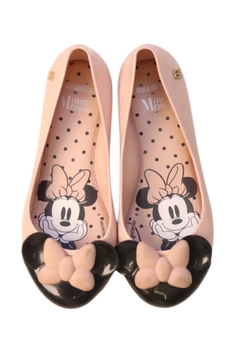 A  Flats from Mini Melissa in size 6T for girl. (Back View)