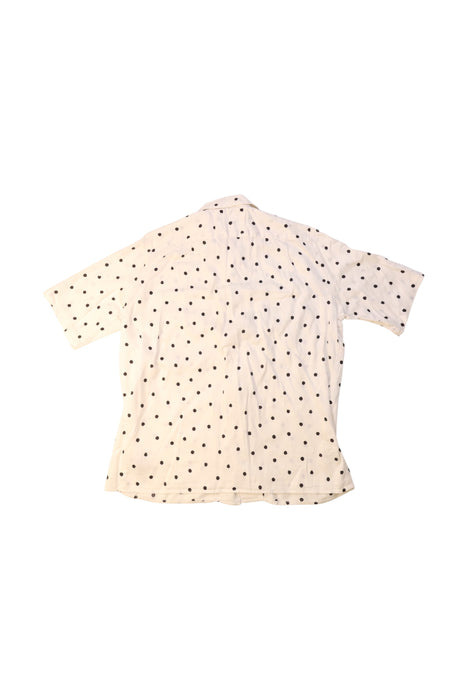 A White Short Sleeve Shirts from FITH in size 7Y for girl. (Back View)