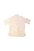 A White Short Sleeve Shirts from FITH in size 7Y for girl. (Back View)