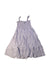A Blue Sleeveless Dresses from Buho in size 8Y for girl. (Front View)