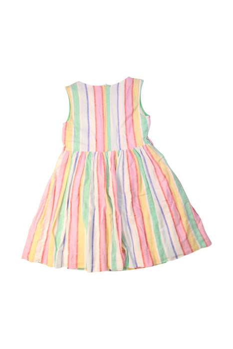 A Multicolour Sleeveless Dresses from Boden in size 7Y for girl. (Back View)