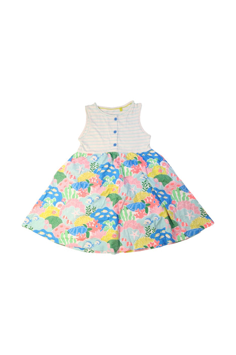 A Multicolour Sleeveless Dresses from Boden in size 6T for girl. (Front View)