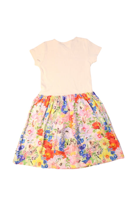 A Multicolour Short Sleeve Dresses from Molo in size 6T for girl. (Back View)