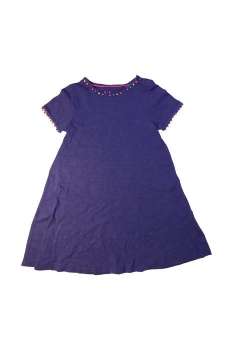 A Purple Short Sleeve Dresses from Boden in size 6T for girl. (Front View)