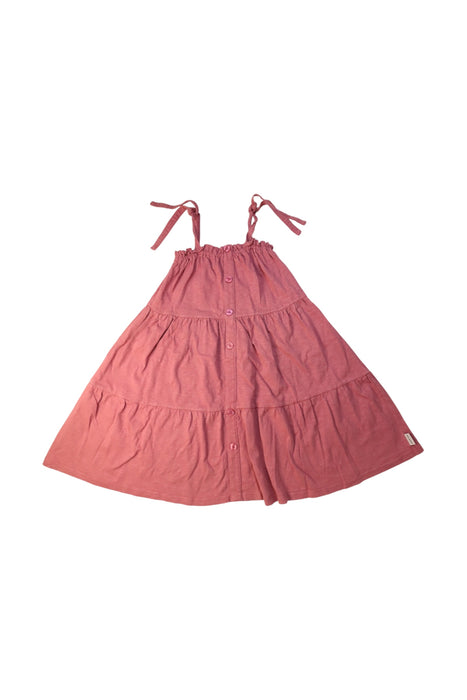 A Pink Sleeveless Dresses from Country Road in size 6T for girl. (Front View)