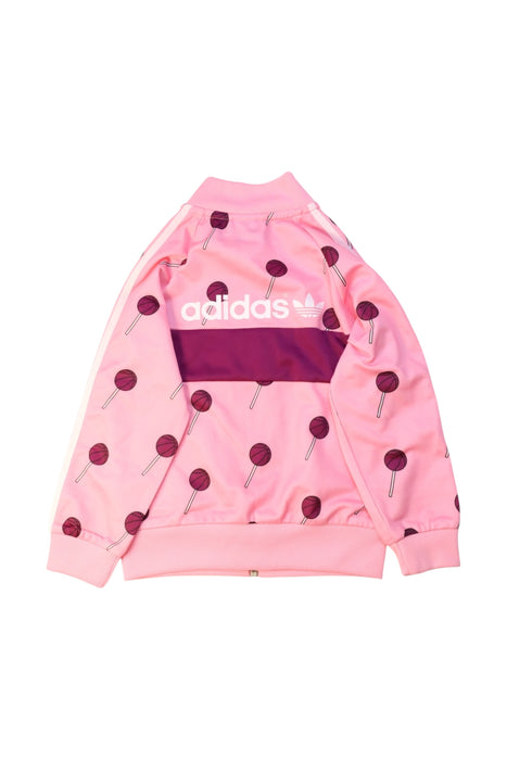 A Pink Lightweight Jackets from Adidas in size 3T for girl. (Back View)