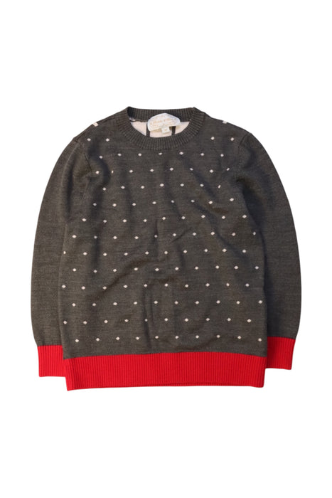 A Grey Knit Sweaters from Nicholas & Bears in size 4T for girl. (Front View)