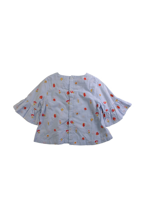 A Multicolour Long Sleeve Tops from Seed in size 2T for girl. (Back View)