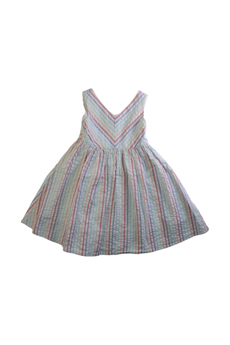 A Multicolour Sleeveless Dresses from Hope & Henry in size 3T for girl. (Front View)