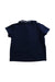 A Navy Short Sleeve Polos from Jacadi in size 4T for girl. (Back View)