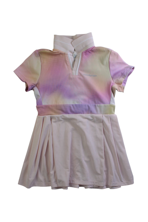 A Multicolour Short Sleeve Dresses from Moody Tiger in size 4T for girl. (Front View)