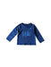 A Blue Long Sleeve T Shirts from bellybutton in size 12-18M for boy. (Front View)