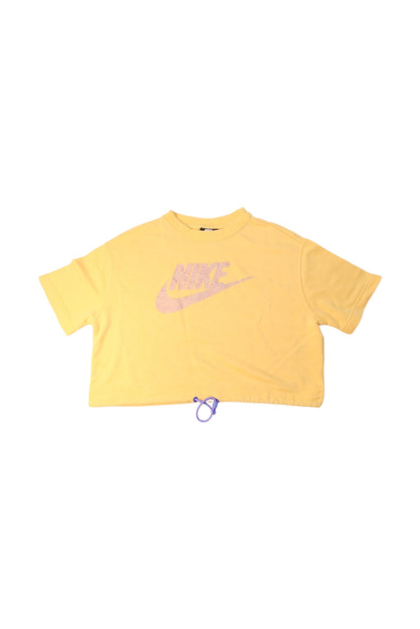 A Yellow Short Sleeve T Shirts from Nike in size 14Y for neutral. (Front View)