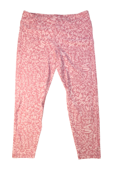 A Pink Leggings from Under Armour in size 13Y for girl. (Front View)