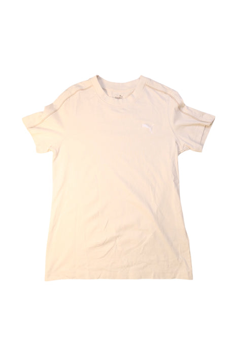 A White Short Sleeve T Shirts from Puma in size 12Y for girl. (Front View)