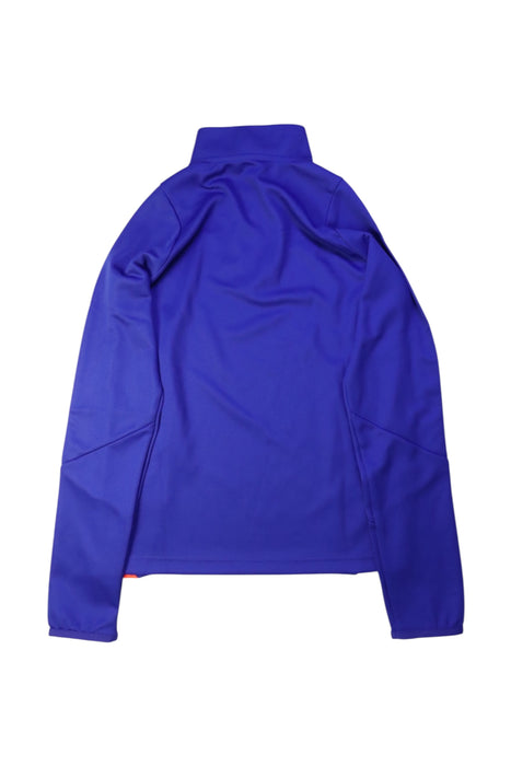A Blue Active Tops from Adidas in size 11Y for girl. (Back View)