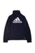 A Navy Lightweight Jackets from Adidas in size 11Y for neutral. (Back View)