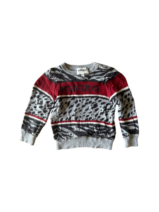 A Grey Knit Sweaters from Kenzo in size 12-18M for boy. (Front View)