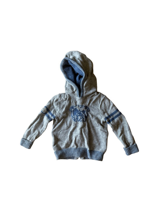 A Grey Hooded Sweatshirts from Ralph Lauren in size 12-18M for boy. (Front View)