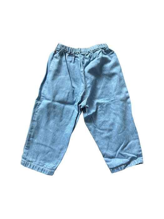 A Blue Casual Pants from Petit Bateau in size 2T for neutral. (Back View)